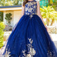 Cinderella Couture USA AS5118 Glitter Tulle Mini Quince Gown