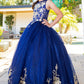 Cinderella Couture USA AS5118 Glitter Tulle Mini Quince Gown