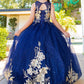 Cinderella Couture USA AS5118 Glitter Tulle Mini Quince Gown