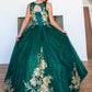 Cinderella Couture USA AS5118 Glitter Tulle Mini Quince Gown