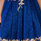 Satin Glittered Tulle Girl Party Dress by Cinderella Couture USA AS5121