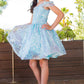 Sequin Off Shoulder Girl Party Dress by Cinderella Couture USA AS5122