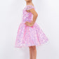 Sequin Off Shoulder Girl Party Dress by Cinderella Couture USA AS5122