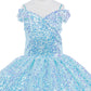 Cinderella Couture USA AS5123 Sequin Sweetheart Neckline Mini Quince