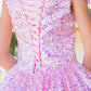 Cinderella Couture USA AS5123 Sequin Sweetheart Neckline Mini Quince