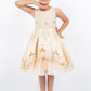 Beautiful Satin Laser Cut Flower Girl Dress by Cinderella Couture USA AS5127