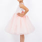 Illusion Top with Beads Flower Girl Dress by Cinderella Couture USA AS5131