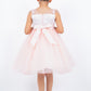 Illusion Top with Beads Flower Girl Dress by Cinderella Couture USA AS5131