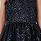 Glitter Flower One Shoulder Girl Party Dress by Cinderella Couture USA AS5132