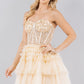 Sweetheart Neckline Tulle Short Party Dress by Cinderella Couture USA AS5133J