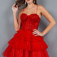 Sweetheart Neckline Tulle Short Party Dress by Cinderella Couture USA AS5133J