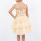 Glitter Corset A-Line Girl Party Dress by Cinderella Couture USA AS5133