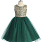 AS560 Kids Dream - Embroidered Lace V Back & Bow Girl Dress