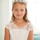 Girl Dress with Illusion Neckline Bodice by TIPTOP KIDS - AS5730