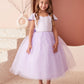 Multi Color Square Neckline Flowers Girl Dress by TIPTOP KIDS - AS5852