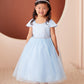 Multi Color Square Neckline Flowers Girl Dress by TIPTOP KIDS - AS5852