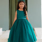 Daisy Bodice Boat Neck Flowers Girl Dress by TIPTOP KIDS - AS5864