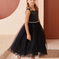 Satin Bodice with Tulle Flowers Girl Dress by TIPTOP KIDS - AS5872