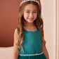 Satin Bodice with Tulle Flowers Girl Dress by TIPTOP KIDS - AS5872