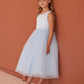 Satin Bodice with Tulle Flowers Girl Dress by TIPTOP KIDS - AS5872