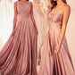 Satin Strapless A-Line Women Formal Gown By Ladivine 7496 - Special Occasion
