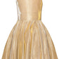 Glitter Metallic Double Strap Girl Communion Dress by Cinderella Couture USA AS8011