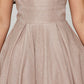 Glitter Metallic Double Strap Girl Communion Dress by Cinderella Couture USA AS8011
