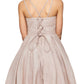 Glitter Metallic Double Strap Girl Communion Dress by Cinderella Couture USA AS8011