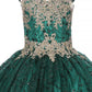 Cinderella Couture USA AS8024 Shiny Satin Tulle Mini Quince