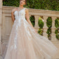 3D Organza Flowers Glitter Party Dress by Cinderella Couture USA AS8040J