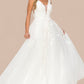 3D Organza Flowers Glitter Party Dress by Cinderella Couture USA AS8040J