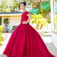 Cinderella Couture USA AS8045 Glitter Tulle A-Line Mini Quince