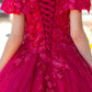 Cinderella Couture USA AS8045 Glitter Tulle A-Line Mini Quince