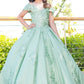 Cinderella Couture USA AS8045 Glitter Tulle A-Line Mini Quince