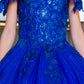 Cinderella Couture USA AS8045 Glitter Tulle A-Line Mini Quince