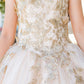 Cinderella Couture USA AS8046 Embroidered 3D Butterflies Mini Quince