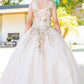 Cinderella Couture USA AS8046 Embroidered 3D Butterflies Mini Quince