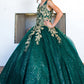 Cinderella Couture USA AS8046 Embroidered 3D Butterflies Mini Quince