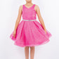 Dazzling Glitter V-Neck Girl Party Dress by Cinderella Couture USA AS8047