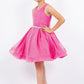 Dazzling Glitter V-Neck Girl Party Dress by Cinderella Couture USA AS8047