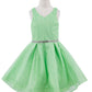 Dazzling Glitter V-Neck Girl Party Dress by Cinderella Couture USA AS8047