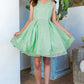 Dazzling Glitter V-Neck Girl Party Dress by Cinderella Couture USA AS8047