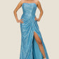 Strapless Scoop Neckline Sheath Party Dress by Cinderella Couture USA AS8052J