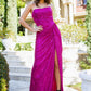 Strapless Scoop Neckline Sheath Party Dress by Cinderella Couture USA AS8052J