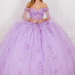 Elegant Cape Sleeve Quinceanera Dress by Cinderella Couture USA AS8075J