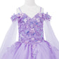 Cinderella Couture USA AS8075 Floral Off Shoulder Mini Quince