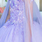 Cinderella Couture USA AS8075 Floral Off Shoulder Mini Quince