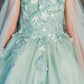 Cinderella Couture USA AS8075 Floral Off Shoulder Mini Quince