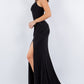 Fitted Sweetheart Corset Leg Slit Party Dress by Cinderella Couture USA AS8090J