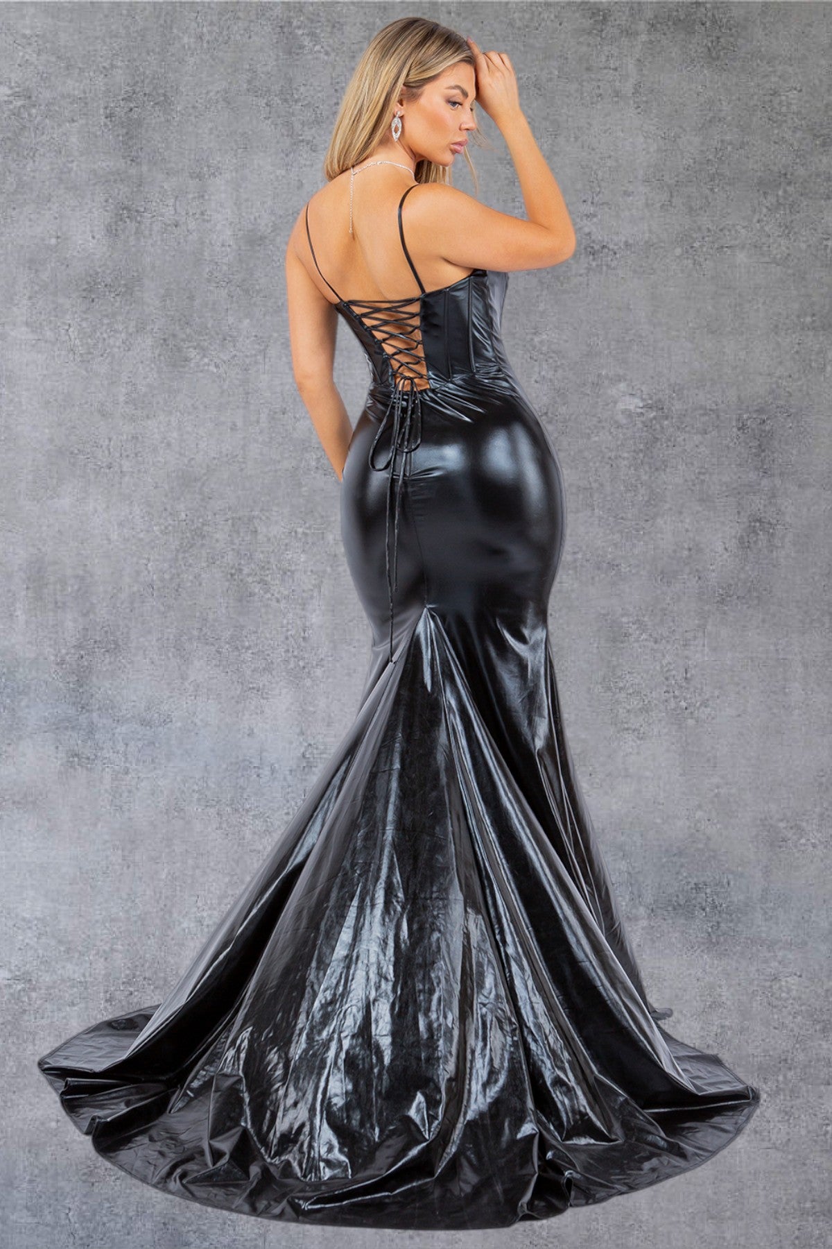 Fitted Sweetheart Neckline Mermaid Party Dress by Cinderella Couture USA AS8092J